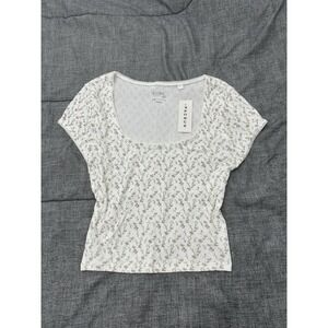 Pacsun Women's Floral Cami Crop Tank Size Small New with Tags